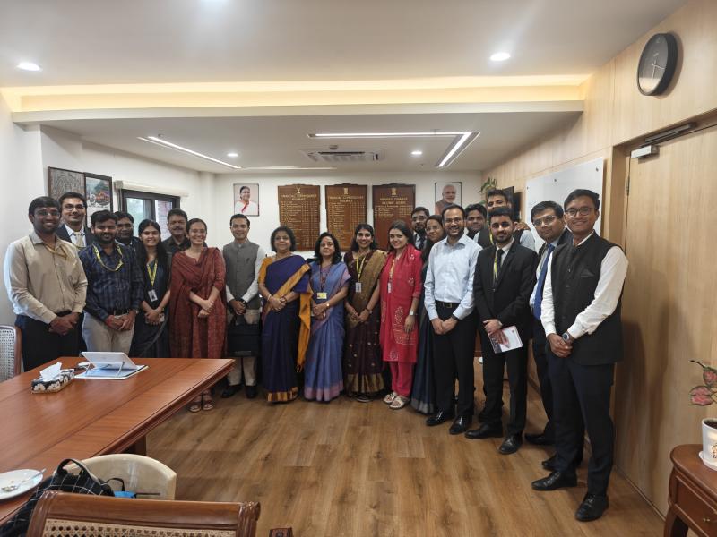 IRMS(A) probationers meeting with Member(Finance)