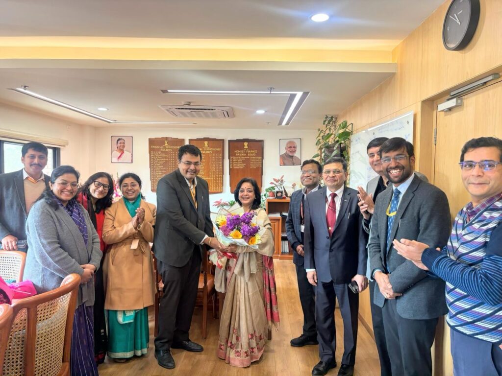 Team Railway Board welcomes the new Member(Finance), Ms. Manjusha Jain, IRAS- 30.01.2026